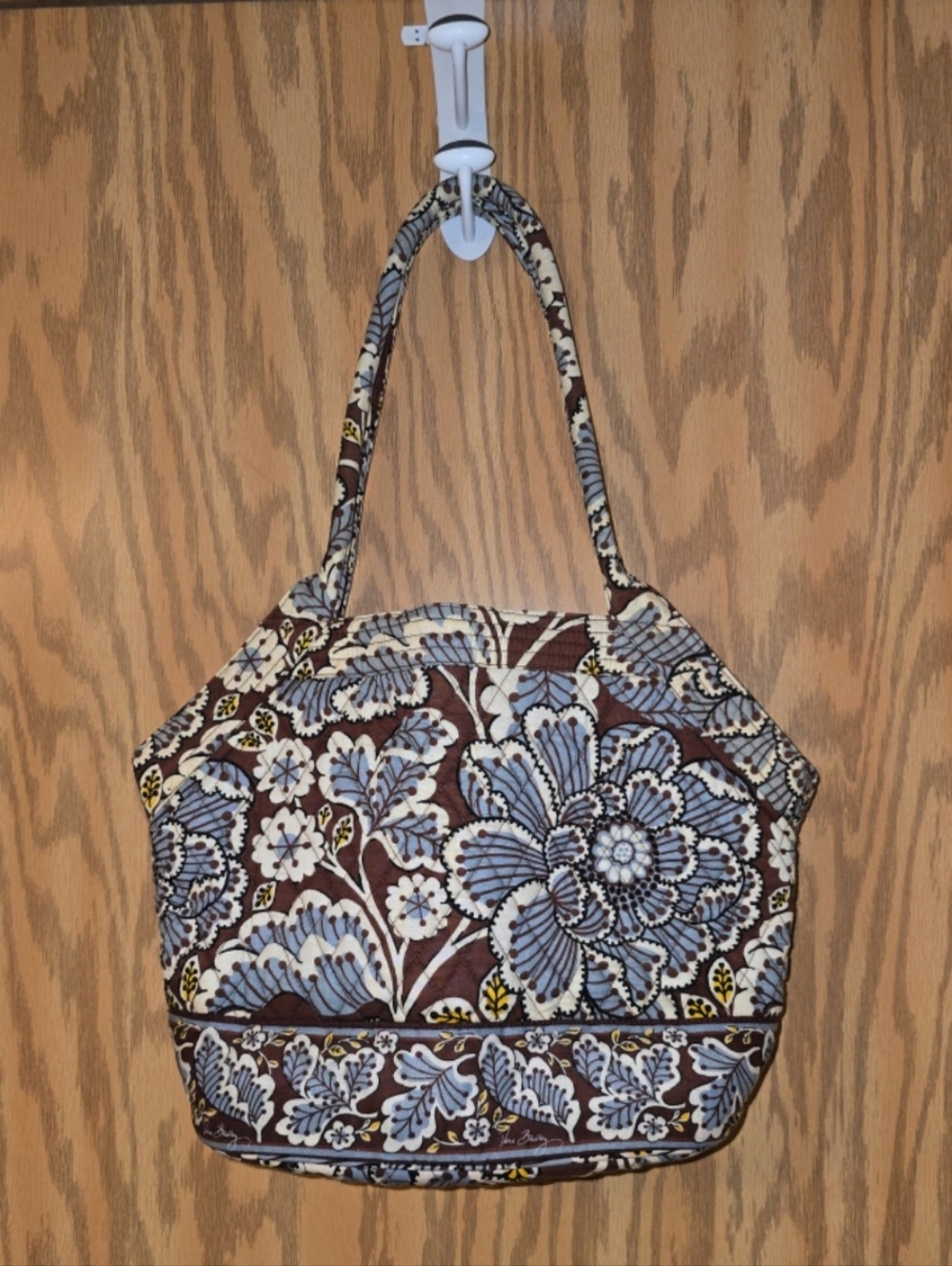 Vera Bradley Slate Blooms Bag. - Picture 7 of 7